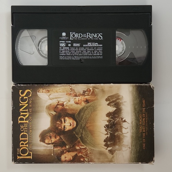 LORD OF THE RINGS: THE FELLOWSHIP OF THE RING VHS - Picture 8 of 8